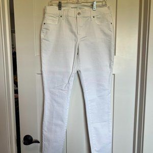 Old Navy Original Mid Rise White Jean